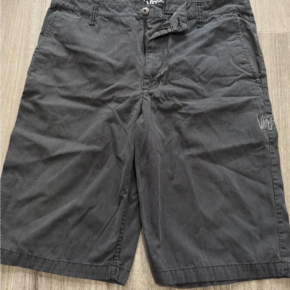 Y2K Retro Vans Men's Dark Gray Cargo Shorts